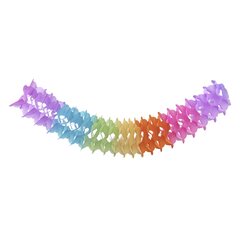Girlande "Farbenspiel" aus Papier schwer entflammbar Ø12cm 10m 