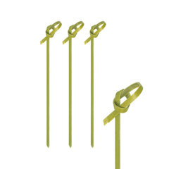 250x Fingerfood Spieße "Knoten" aus Bambus 11cm