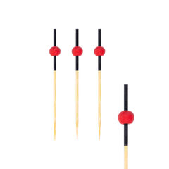 200x Fingerfood Spieße "Perle" aus Bambus 7cm