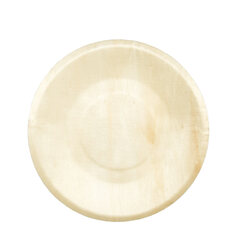 250x Holzteller Einwegteller aus Pappelholz rund Ø19cm FSC® nachhaltig