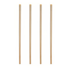 6000x Trinkhalme aus Stroh natur Ø3-5mm 15cm