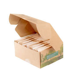 Preview: 10000x Snackgabeln aus Holz 12cm