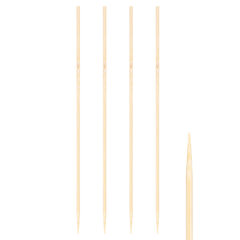 1250x Schaschlikspieße aus Bambus Ø4mm 40cm