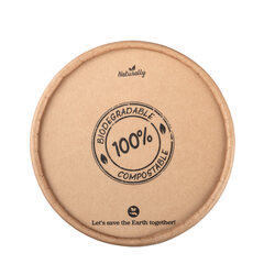 50x BIO Deckel aus Karton für Eisbecher 240ml Ø9.5cm