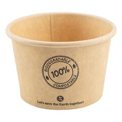 1000x BIO Dressingbecher aus Karton 60ml Ø62mm