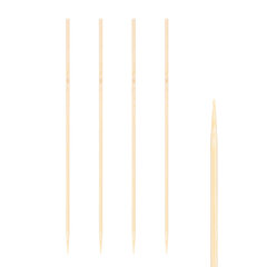 6000x Schaschlikspieße aus Holz Ø3mm 20cm