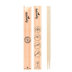 100 Paar Essstäbchen "Asia" aus Bambus 23cm