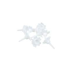 1440x Halter für Geburtstagskerzen weiß 2cm