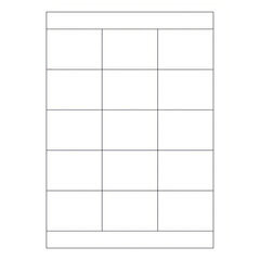 75000x Etiketten Labels selbstklebend weiß 70 x 50.8mm auf DIN A4