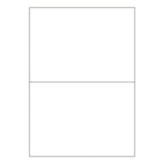 20000x Etiketten Labels selbstklebend weiß 210 x 148.5mm auf DIN A4