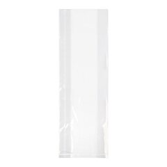 100x Seitenfaltenbeutel 100+50x300 mm mit Siegelnaht transparent OPP 30my 