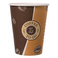 50x Kaffeebecher Topline "Coffee to go" Pappe beschichtet 12oz. 300 ml