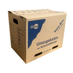 1x Umzugskarton Transportkarton mit Automatikboden 470 x 320 x 385 mm