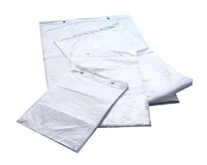 10000x Abreißbeutel Flachbeutel HDPE geblockt 200 x 270 + 30mm