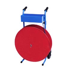 Fahrbarer Abrollwagen für Umreifungsbänder Ø 406mm bis 15 kg