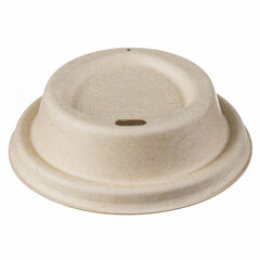 1000x Domdeckel aus Zuckerrohr für Coffee-TO-GO Pappbecher Ø 80mm