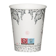 Preview: 50x Kaffeebecher CoffeeToGo Pappbecher Design COFFEE LOVERS 300ml 330ml