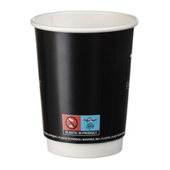 Preview: 25x Kaffeebecher Heißgetränkebecher doppelwandig GOURMET FRESH COFFEE 300ml 330ml