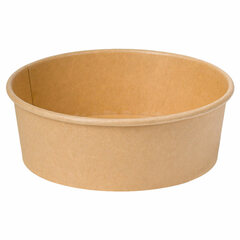 50x Salatschalen 1300 ml aus Kraftpapier braun