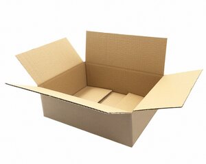 Faltkarton 330x250x100mm 1-wellig Dickwelle braun Din A4+