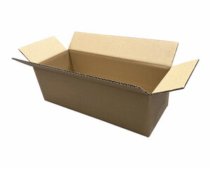 1x Faltkarton  400x150x(70)-120mm VARIABLE HÖHE 1wellig