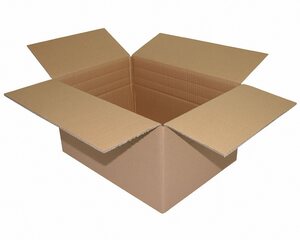 1x Faltkarton  430x305x(135)-220mm mit variabler Höhe 2-wellig braun Din A3