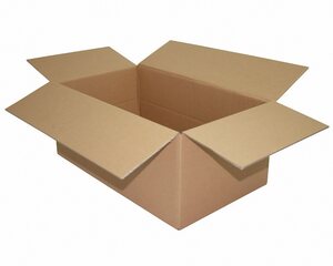 10x Faltkarton  500x300x(100)-210mm (Außenmaß) mit variabler Höhe 1-wellig Dickwelle