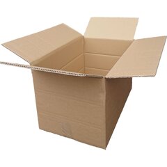 Faltkarton 500x300x(100)-300mm mit variabler Höhe 2-wellig braun