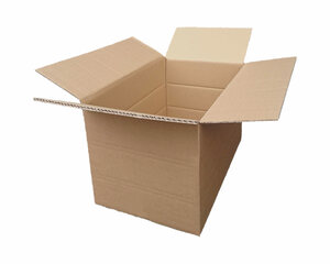 Faltkarton 500x300x(300)-500mm mit variabler Höhe 2-wellig braun