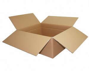 15x Faltkarton  550x450x(150)-200mm mit variabler Höhe 2-wellig braun