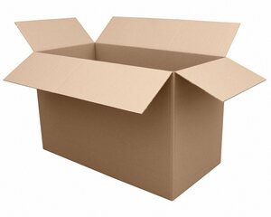 Faltkarton 800x400x(300)-500mm (Außenmaß) mit variabler Höhe 1-wellig Dickwelle