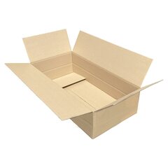 Faltkarton 800x400x(100)-210mm (Außenmaß) mit variabler Höhe 1-wellig Dickwelle