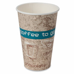 Kaffeebecher Premium "Coffee to go" Pappe beschichtet 16oz. 400 ml 