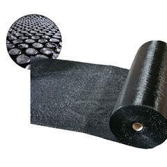 1x Luftpolsterfolie 120cm x 10m schwarz blickdicht 100my