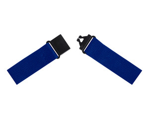 Preview: 100x Textilband für Ausweishalter Schlüsselband Lanyard Schlüsselbänder blau