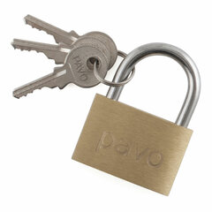 10x 3 Schlüssel Schlüsselschloss Gepäckschloss Vorhängeschloss 40mm aus Messing