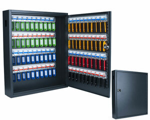 2x Schlüsselkasten Deluxe für  80 Schlüssel inkl Anhänger und Einwurfschlitz