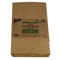 Kompostsäcke 2-lagiges Kraftpapier 240L 115 cm x 80 cm x 30 cm braun 