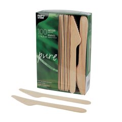 99000x PAPSTAR 'pure' Holzmesser 16,5 cm