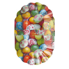 Preview: 9x Osterschalen Osterkörbchen oval mit Henkel 28 x 16 cm Ostern sortiert
