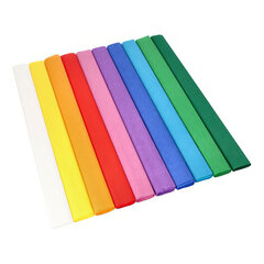 10 Rollen Krepppapier 2,5m x 50cm auf Rolle für dekorative Gastro-Einsätze