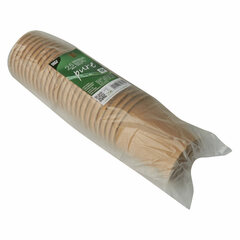 Preview: 25x PAPSTAR Bio-Suppenbecher Pappe rund 470 ml braun biologisch abbaubar