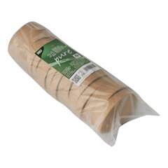 Preview: 25x Deckel für Bio-Suppenbecher Pappe rund Ø9,8 cm braun biologisch abbaubar