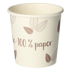 80x BIO Heißgetränke Trinkbecher Coffee to Go unbeschichtet weiß lila 100ml