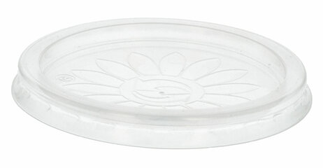 75x Deckel aus PP für Mehrweg Suppenbecher  Ø 11,5 cm transparent 