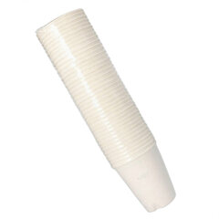 Preview: 40x Heißgetränkebecher aus Zuckerrohr "pure" 200 ml Ø 80mm