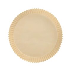 Preview: 100x Backpapierzuschnitte für Heißluftfritteusen Mikrowelle Backofen Ø20cm x 4,5cm braun