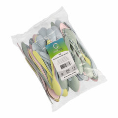 Preview: Sorbetlöffel Mehrweg spülmaschinengeeignet stabil 17,5cm Pastelfarben 