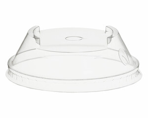 BIO Domdeckel 300/400/500ml stapelbar - C-Loch Ø 96mm Biokunststoff(PLA) 