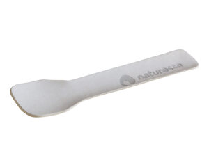 750x Eislöffel Eisspatel Papier Karton FSC® 'naturesse' 9,5 cm weiss